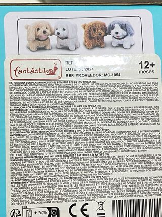 Peluche Interativo Mini Cão Novo
