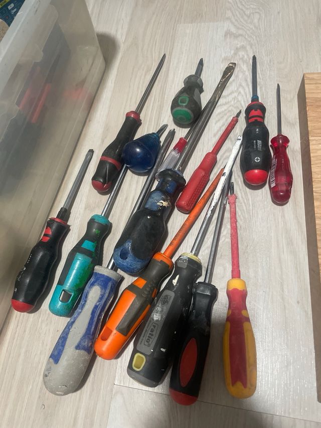 Lote 15 destornilladores