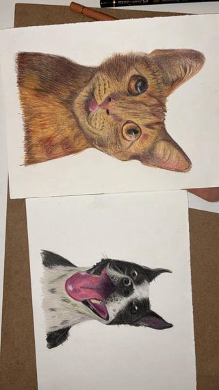 Retrato personalizado a grafito