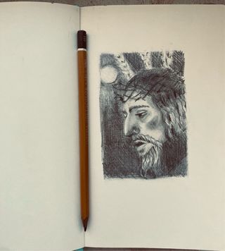 Retrato personalizado a grafito