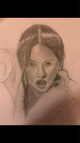 Retrato personalizado a grafito