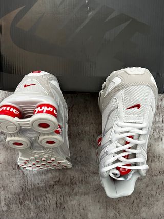 Nike Shox Ride 2 SP x Supreme Talla 43 Blancas
