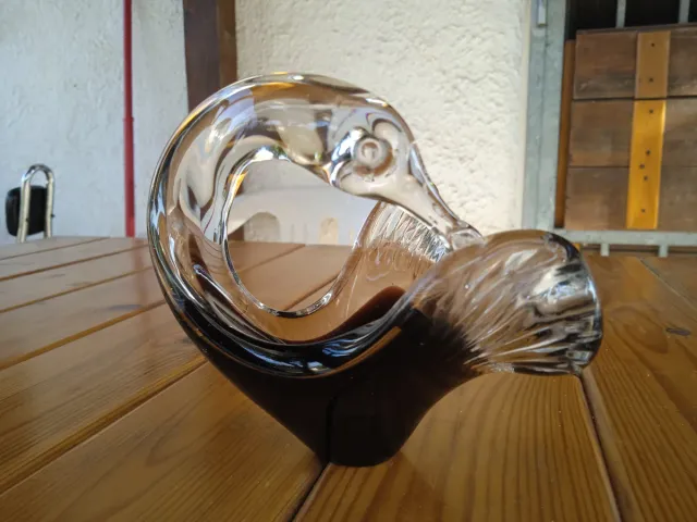 Cigno in vetro sommerso pieno