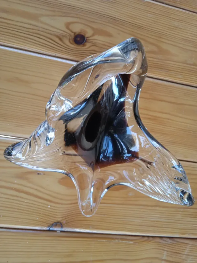 Cigno in vetro sommerso pieno