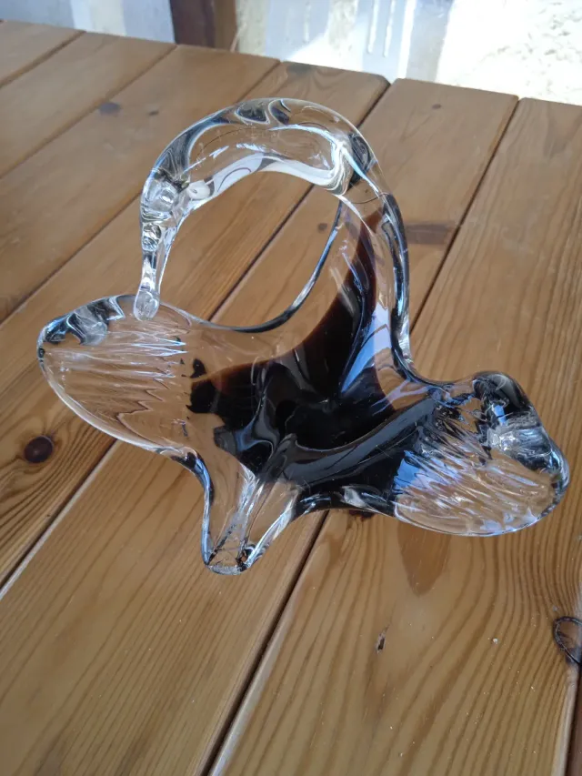 Cigno in vetro sommerso pieno