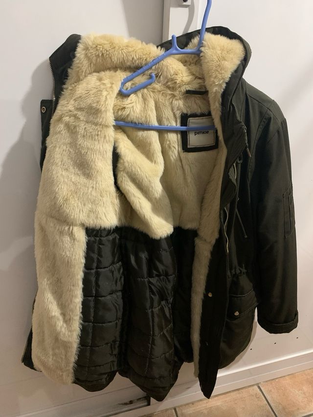 Abrigo de invierno verde