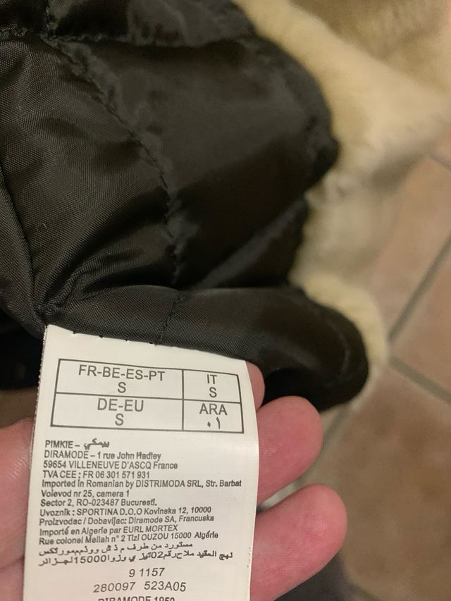 Abrigo de invierno verde