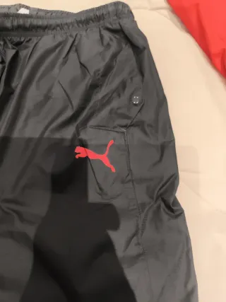 Chándal Puma XXL Rojo y Gris