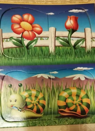 Puzzle Baby Opuestos Educa 12 piezas