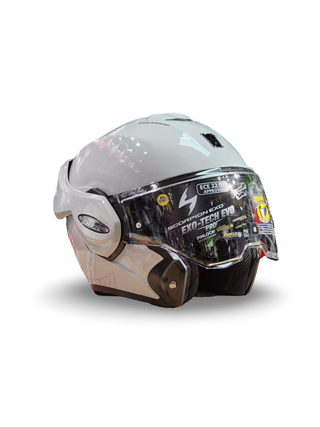 Casco Modular Scorpion Exo-Tech Evo Pro Solid Gris