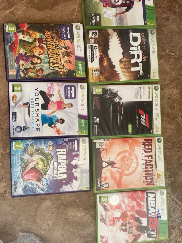 Xbox 360 Kinect Negro + Accesorios