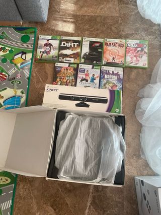 Xbox 360 Kinect Negro + Accesorios