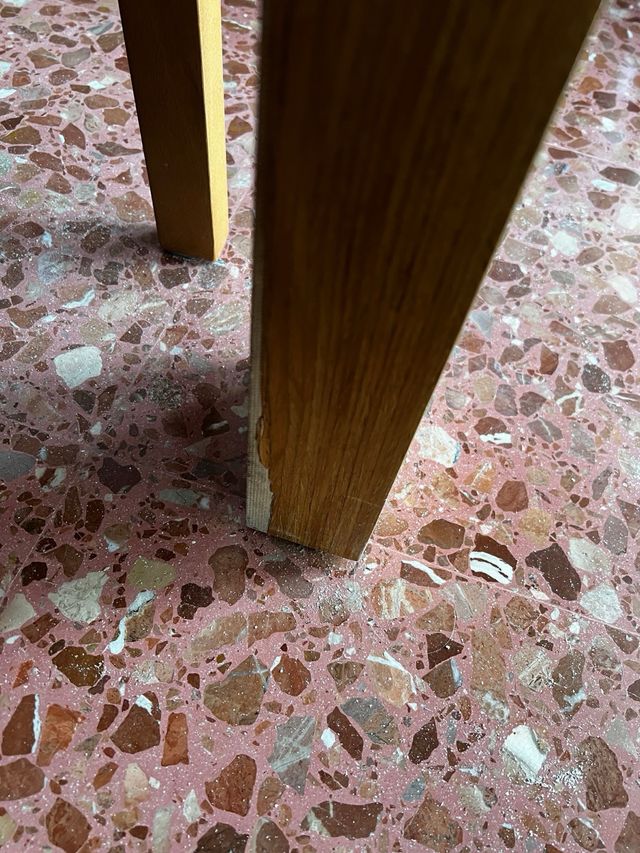 Mesa extensible comedor y 4 sillas