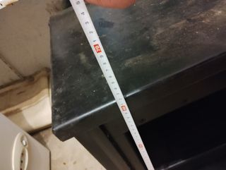 Estufa de leña de hierro + cocina/horno