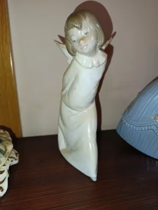 Figura decorativa abuelo y nieto