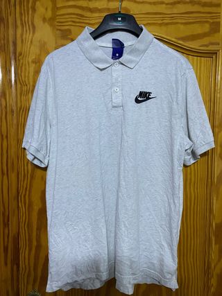 Polo Nike Algodón Gris Talla L