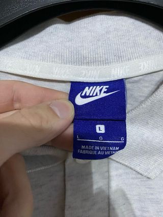 Polo Nike Algodón Gris Talla L