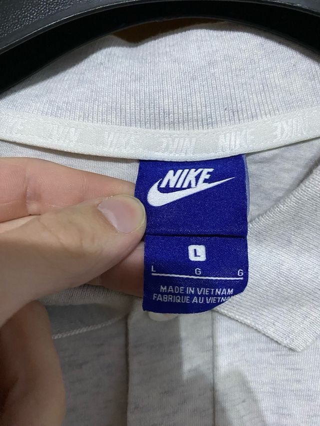 Polo Nike Algodón Gris Talla L