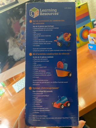 Juego Construcción Learning Resources 1-2-3