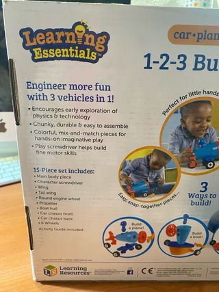 Juego Construcción Learning Resources 1-2-3