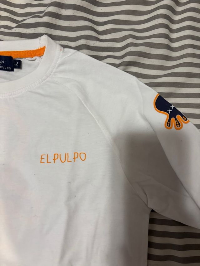 Maglietta bambino a manica lunga El Pulpo
