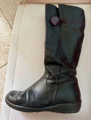 Stivali Wonders in pelle neri