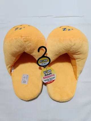 Zapatillas emoji dormilón. Talla 44-46. Nuevas