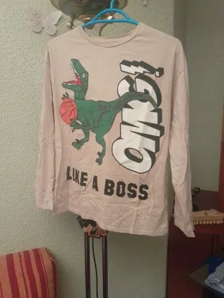 Camiseta Dinosaurio Baloncesto Like A Boss