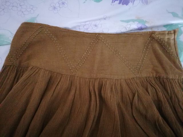 Falda verde talla 40