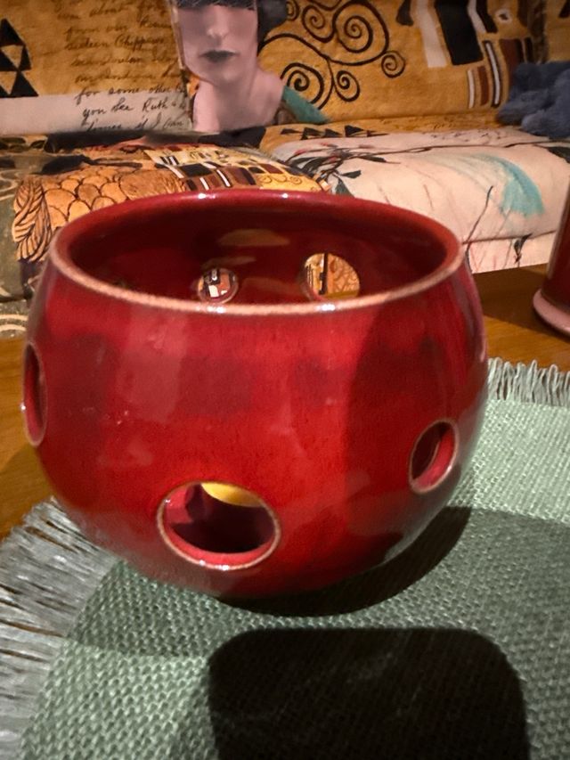 Rulo: jarrones, portavelas, bandejas y bombonera.