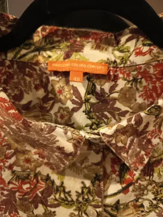 Camisa estampada multicolor