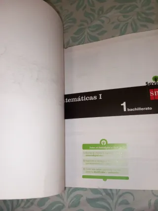 Matemáticas I. 1 Bachillerato. Savia
