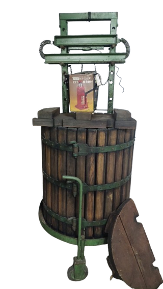 Prensa de uva/frutas de madera