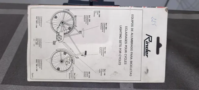 Catadióptrico para bicicleta Rinder
