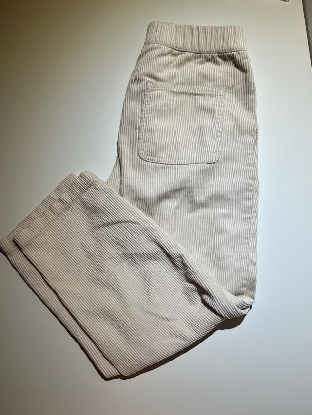 Pantalón beige de pana