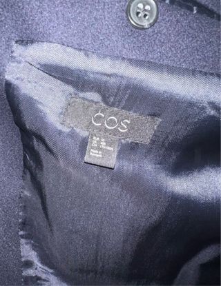 Abrigo COS azul talla 50