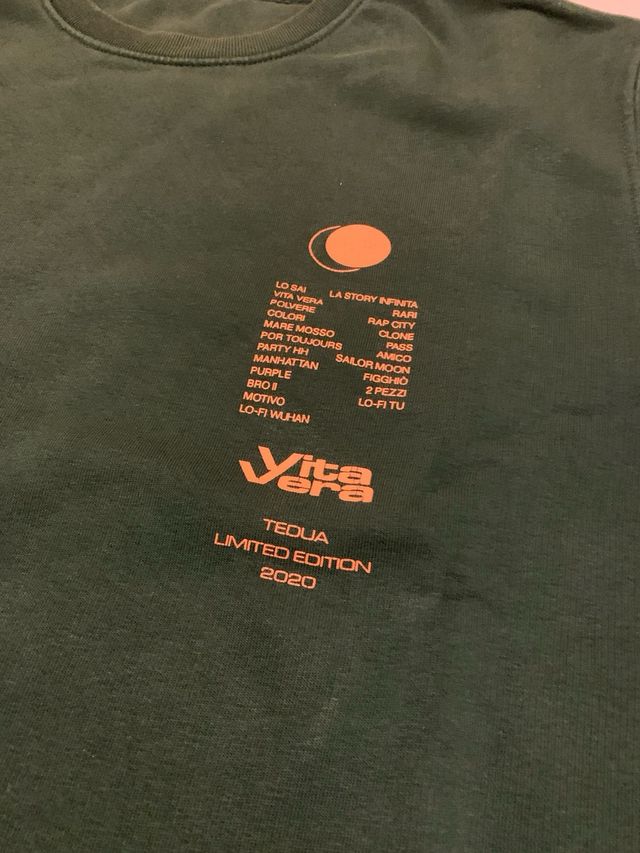 Felpa Tedua Vita Vera Limited Edition Mixtape