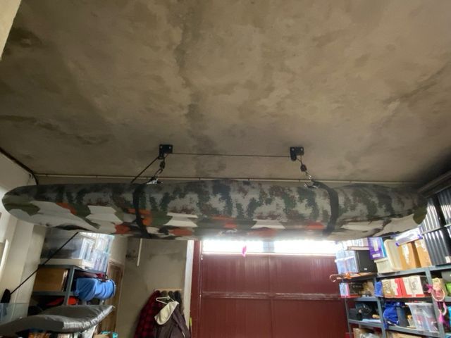 Kayak de pesca biplaza camuflaje