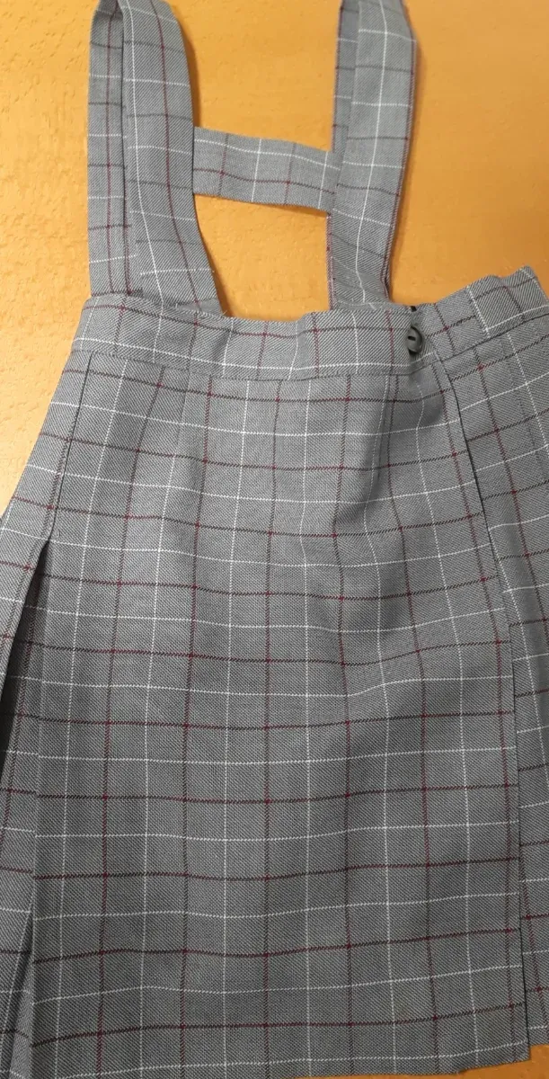 Falda uniforme colegio La Salle a cuadros