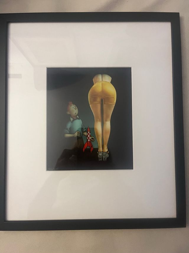 2 Cuadros Tintín Original Colección Única