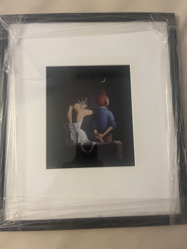 2 Cuadros Tintín Original Colección Única