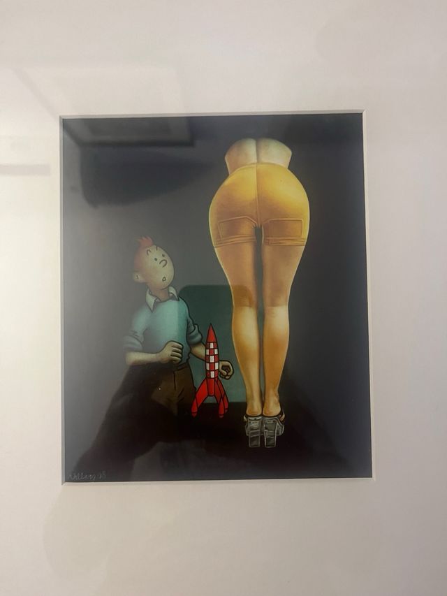 2 Cuadros Tintín Original Colección Única