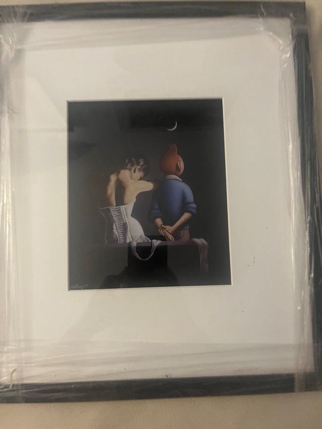 2 Cuadros Tintín Original Colección Única