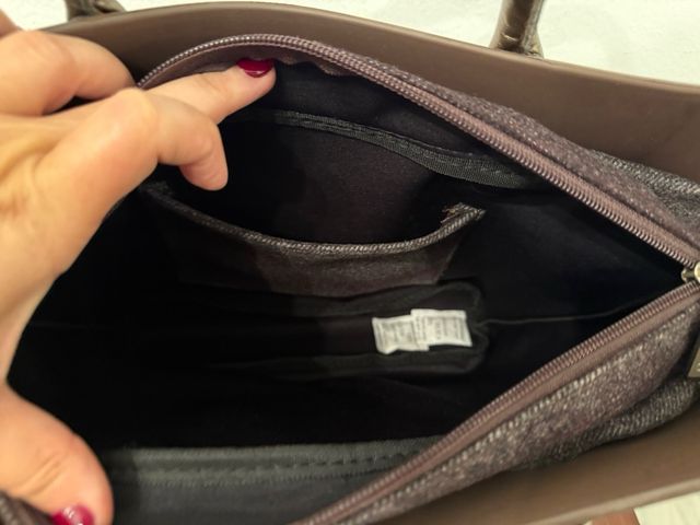 Bolso O bag marrón y dorado