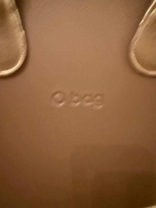 Bolso O bag marrón y dorado