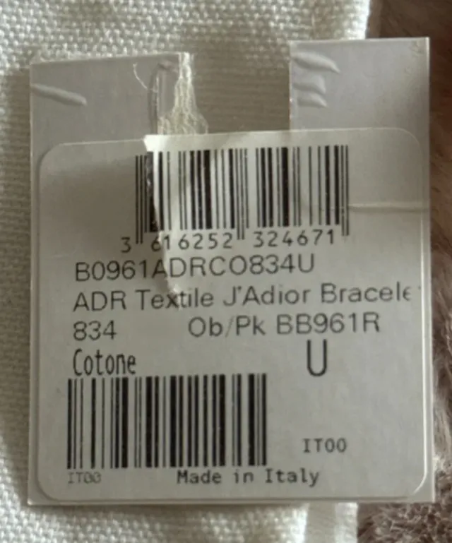 Lote preciosas pulseras Christian Dior de hilos