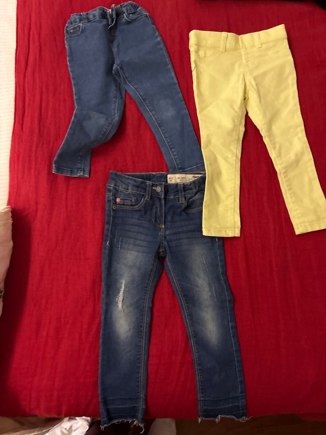 3 Pantalones Niña 2/3 Años