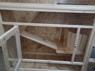 Se hacen Jaulas para chinchillas y conejos cobaya