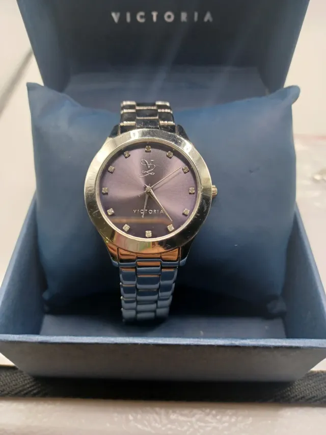 Orologio Victoria donna blu/argento