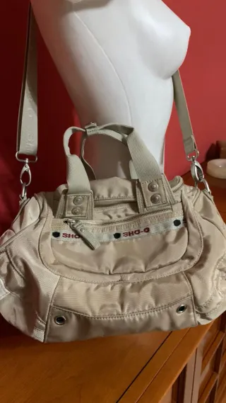 Borsa Sho-O Beige e Argento